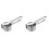 2Pcs Manual Fruit Squeezer Silver Handheld Juicer for Kitchen Use 3