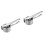 2Pcs Manual Fruit Squeezer Silver Handheld Juicer for Kitchen Use 5