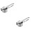 2Pcs Manual Fruit Squeezer Silver Handheld Juicer for Kitchen Use 7