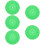 5Pcs Soft Silicone Record Player Mats Green Anti-Static Turntable Pads 11