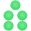 5Pcs Soft Silicone Record Player Mats Green Anti-Static Turntable Pads 6
