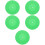 5Pcs Soft Silicone Record Player Mats Green Anti-Static Turntable Pads 7