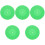 5Pcs Soft Silicone Record Player Mats Green Anti-Static Turntable Pads 3