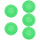 5Pcs Soft Silicone Record Player Mats Green Anti-Static Turntable Pads 10