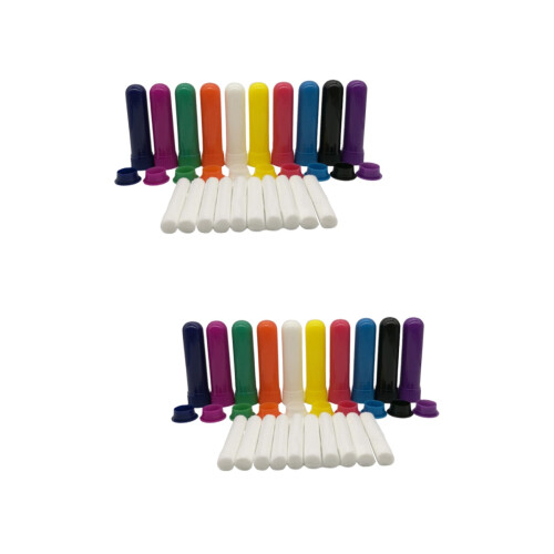 40Pcs Refillable Tubes Assorted Color for Essential Oils 1