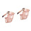 2Pcs Adjustable Small Dog Muzzle Pink Nylon Anti-Bite Pet Mouth Cover 4