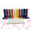 40Pcs Refillable Tubes Assorted Color for Essential Oils 10
