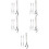 5Sets Practical Stainless Steel Escargot Snail Tong Fork Set Silver 9