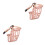 2Pcs Adjustable Small Dog Muzzle Pink Nylon Anti-Bite Pet Mouth Cover 3
