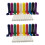 40Pcs Refillable Tubes Assorted Color for Essential Oils 4