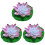 18Pcs Multicolor LED Lotus Flower Pool Lights Waterproof Decor 2