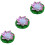 18Pcs Multicolor LED Lotus Flower Pool Lights Waterproof Decor 5
