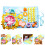 3Pcs Interactive Dog Sniffing Mats Assorted Color Felt Training Pads 10