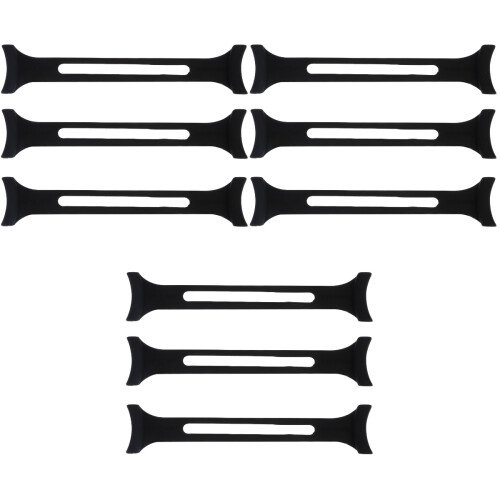 9Pcs Lightweight Black Flexible Mask Hook Extender for Hanging Use 2