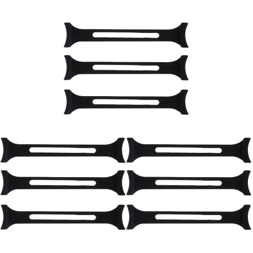 9Pcs Lightweight Black Flexible Mask Hook Extender for Hanging Use 1