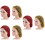 6Pcs Comfortable Long Sleeping Hat Hair Net Cap Hair Accessories 7
