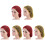 6Pcs Comfortable Long Sleeping Hat Hair Net Cap Hair Accessories 2