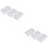 6Pcs Transparent Nail Art Storage Box Plastic Adjustable Compartments 6