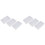 6Pcs Transparent Nail Art Storage Box Plastic Adjustable Compartments 2
