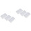6Pcs Transparent Nail Art Storage Box Plastic Adjustable Compartments 4