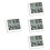 4Pcs Lightweight White Indoor Hygrometer for Home Use 6