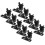 40Sets Trash Can Push Latch Black Plastic Iron Home Use Accessories 2