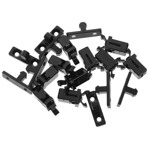 40Sets Trash Can Push Latch Black Plastic Iron Home Use Accessories 2
