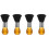 4Pcs Multi Color Barber Shaving Brush Soft Bristles Duster for Men 6