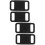 4Pcs Practical Black Silicone Tracer Protective Covers for Pet Tracer 9