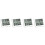 4Pcs Lightweight White Indoor Hygrometer for Home Use 4