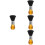 4Pcs Multi Color Barber Shaving Brush Soft Bristles Duster for Men 8