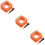 3Sets Orange Camera Float Protect Case Eva Material for Mini 11 11