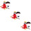 3Sets Stuffed Plush Pirate Parrot Model for Cosplay Party Decor 9