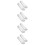8Pcs Silver Iron Coin Holder for Game Machine Coin Storage Tray 10