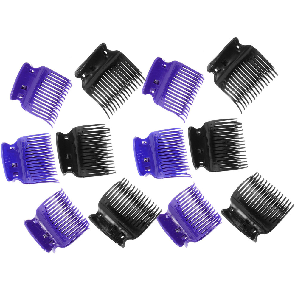 Vaguelly Unisex 36Pcs Abs Hot Roller Clips Assorted Colors For Hair Curling Salon Use