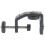 3Pcs Adjustable Table Mount Clip Black Durable Aluminum Alloy 2