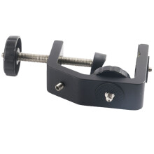 3Pcs Adjustable Table Mount Clip Black Durable Aluminum Alloy