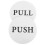10Pcs Durable White Acrylic Push Pull Door Sign for Cafes and Stores 2