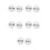 10Pcs Durable White Acrylic Push Pull Door Sign for Cafes and Stores 4