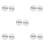 10Pcs Durable White Acrylic Push Pull Door Sign for Cafes and Stores 8