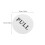 10Pcs Durable White Acrylic Push Pull Door Sign for Cafes and Stores 11