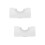 2Pcs Acrylic Mini Ball Locator White Practical Indoor Billiard Marker 9