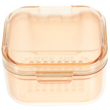 5Pcs Transparent Orthodontic Denture Box Durable Plastic Storage Case