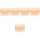 5Pcs Transparent Orthodontic Denture Box Durable Plastic Storage Case 6