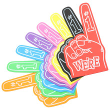 16Pcs Bright Eva Foam Finger Cheerleading Noise Makers for Parties
