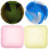 16Pcs Blue Silicone Ashtrays Reusable Portable 1