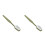 2Pcs Jumbo Green Toothbrush Prop ABS Material Funny Costume Accessory 9