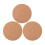 9Pcs Durable Cork Vinyl Record Protective Mat Brown Turntable Pad 1