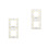 4Pcs PVC Patchwork Rulers Square Tailor Measuring Tools for Fabric DIY 9
