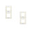 4Pcs PVC Patchwork Rulers Square Tailor Measuring Tools for Fabric DIY 10